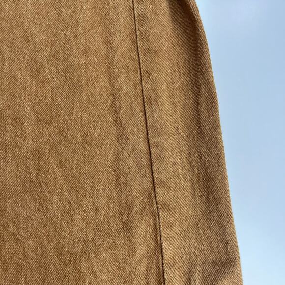 Free People Cool Harbor Wide-Leg Trousers Pants M High-Rise Smocked Tan 275619 - Picture 15 of 15